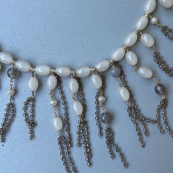 SEREFINA GLASS BEAD NECKLACE.  NWOT - Picture 7 of 8